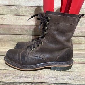 Dr. Martens Brown Lace Up Boots